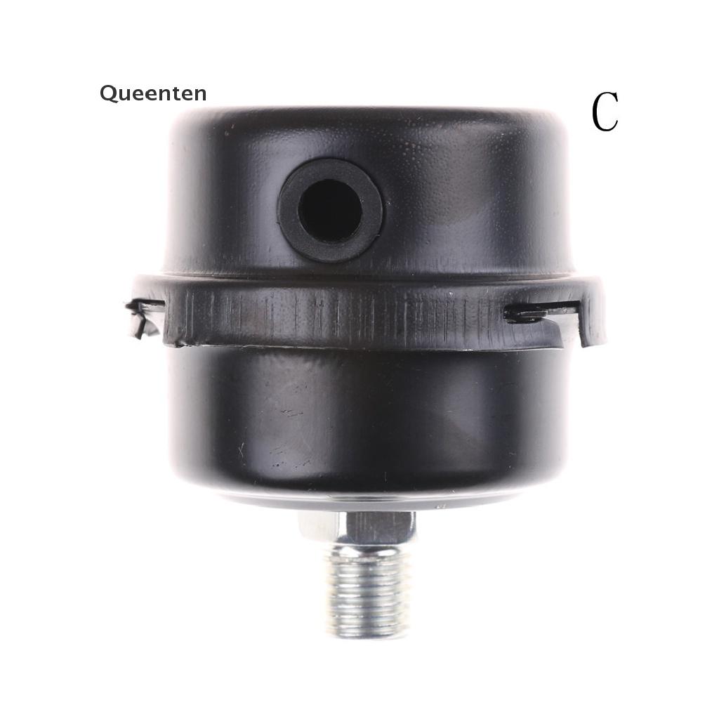 Queenten 12.5mm 16mm 20mm Air Compressor Parts Metal Air Compressor Intake Filter Noise QT