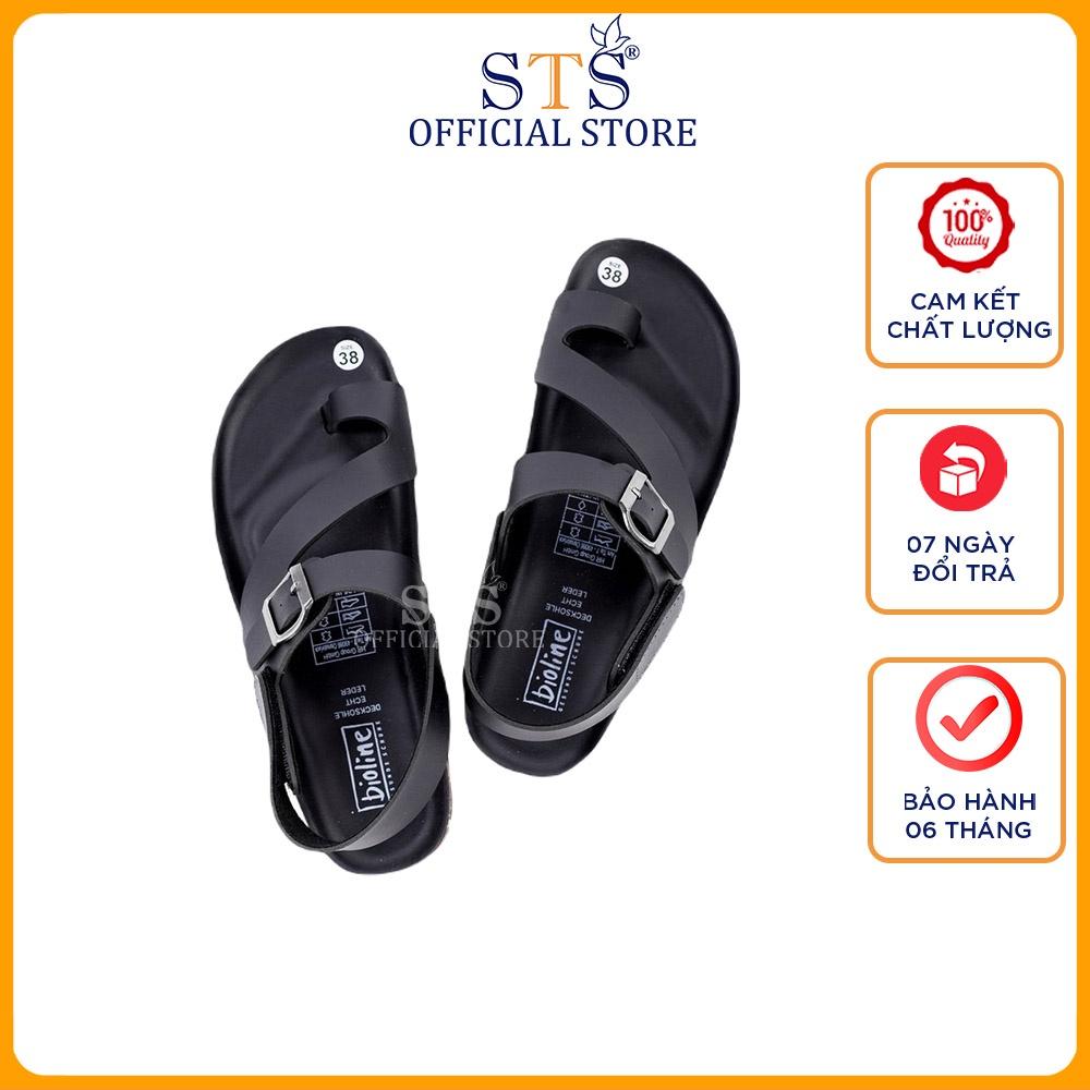 Dép Sandal Đế Trấu Birken xỏ ngón quai chéo đi biển đi chơi Da PU cao cấp hàng xuất khẩu siêu bền STPU24