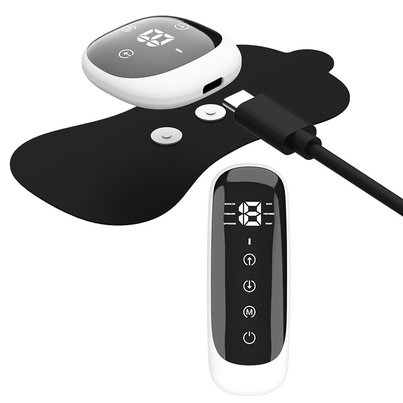 Máy Mát Xa Xung Tần Số Thấp Heating Vibration Neck EMS Massager