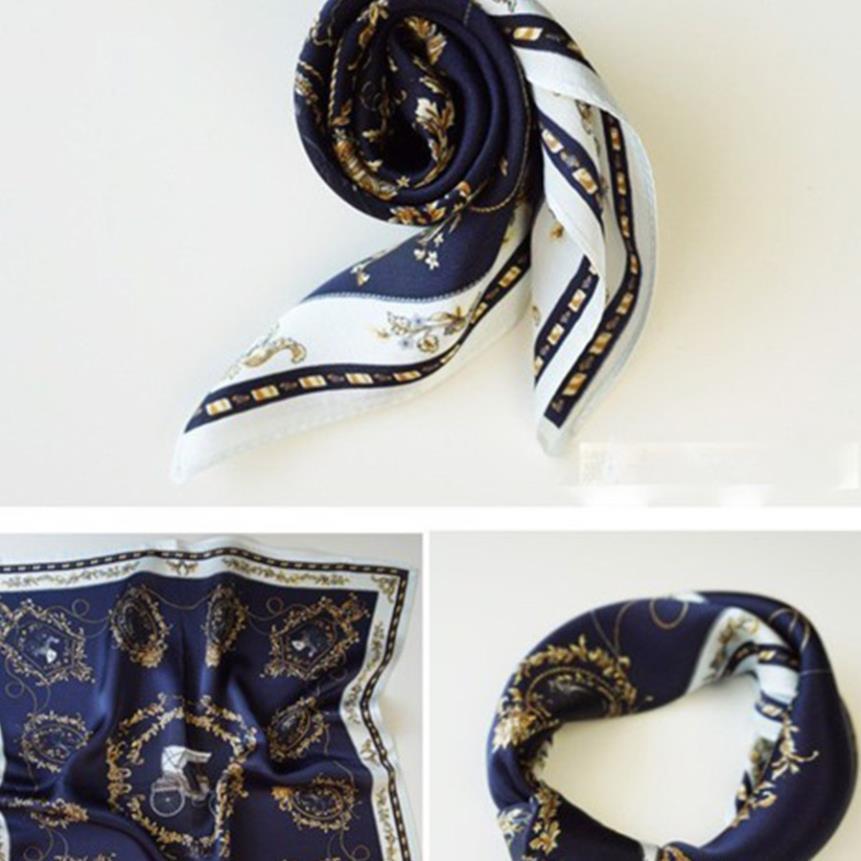 Khăn Lụa Vuông Satin Tế Bào