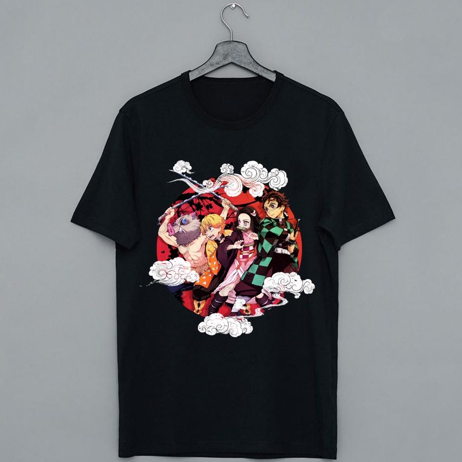 Áo thun Kimetsu no yaiba, áo phông anime Demon Slayer thun cotton mẫu mới cực chất giá rẻ | SANS STORE