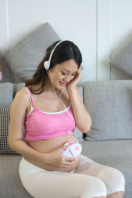 Máy đo nghe tim thai cá nhân Jumper 100S - Ghi âm trên điện thoại