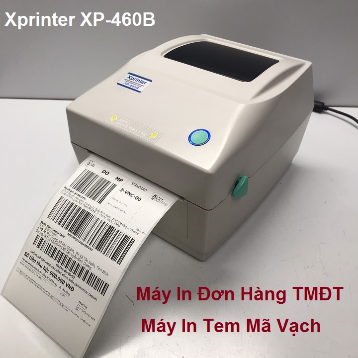 Máy in decal nhiệt Xprinter XP-460B - Khổ 110mmX - Hàng nhập khẩu