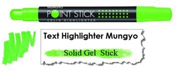 Bộ 2 Bút Dạ Quang Khô Mungyo-Xanh- MSH-GN