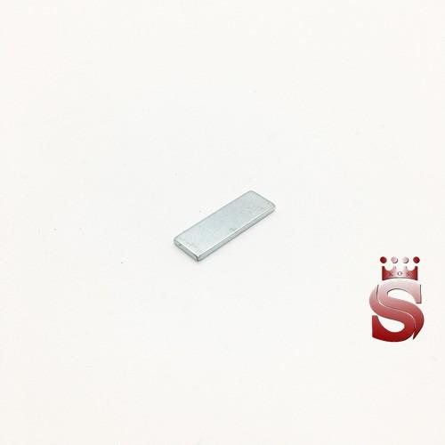 Nam châm kích thước 30x10x2mm mạ kẽm