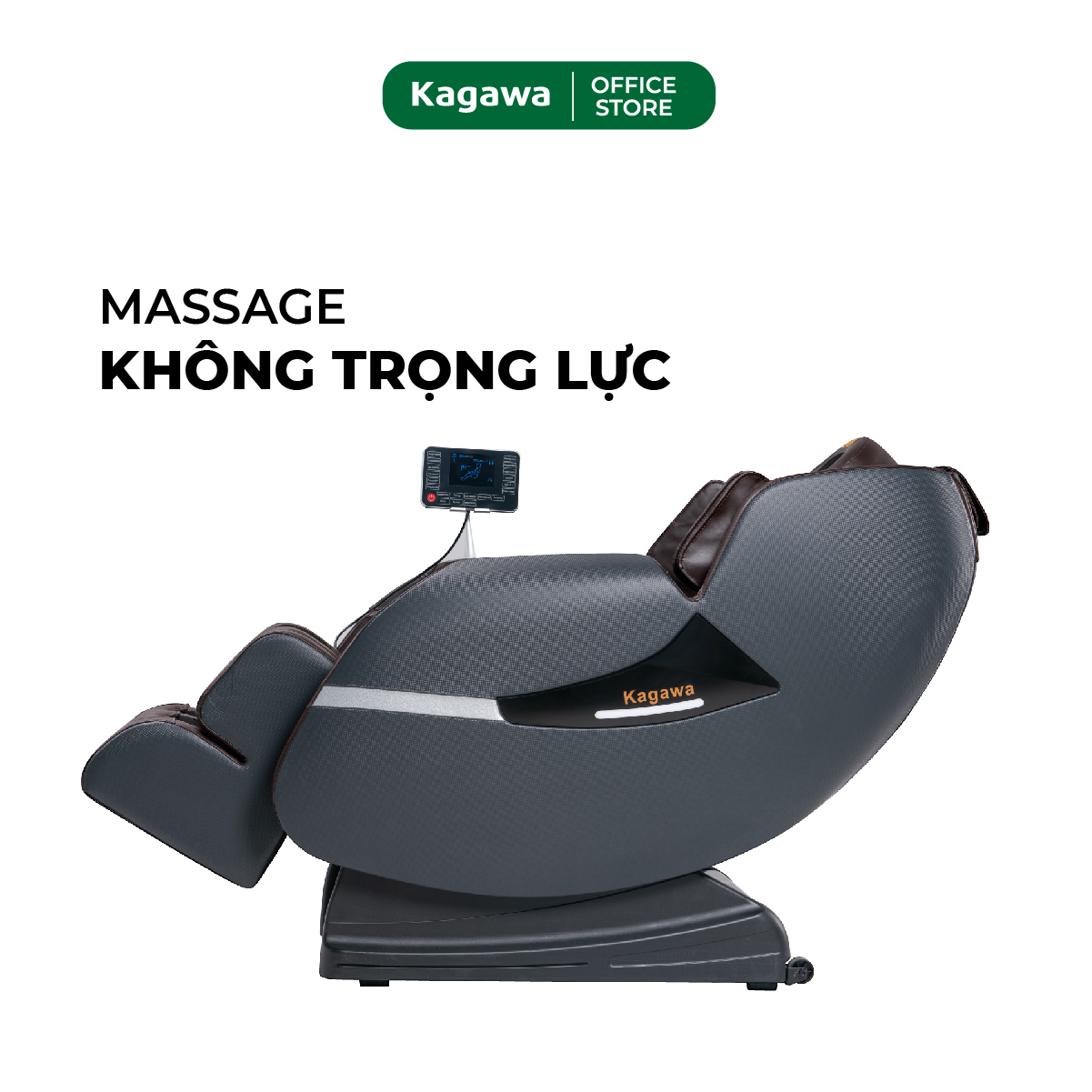 Ghế massage toàn thân Kagawa K16 đa chức năng, công nghệ quét AI thông minh, tự động dò tìm huyệt đạo