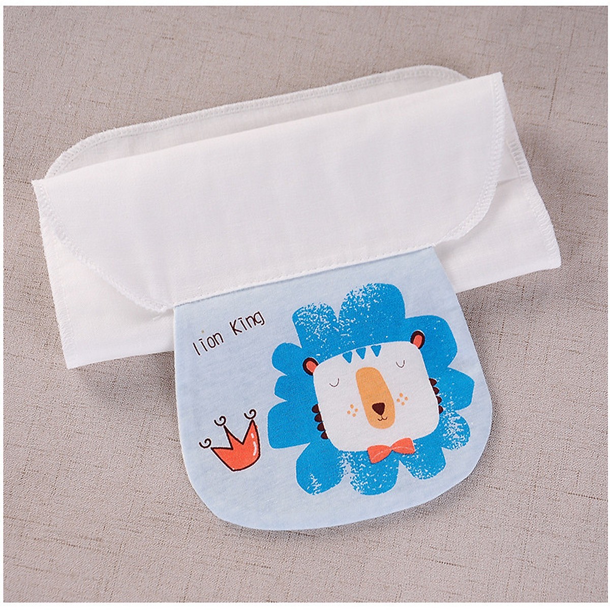 Set 2 Khăn Cotton Thấm Mồ Hôi Lưng Cho Bé