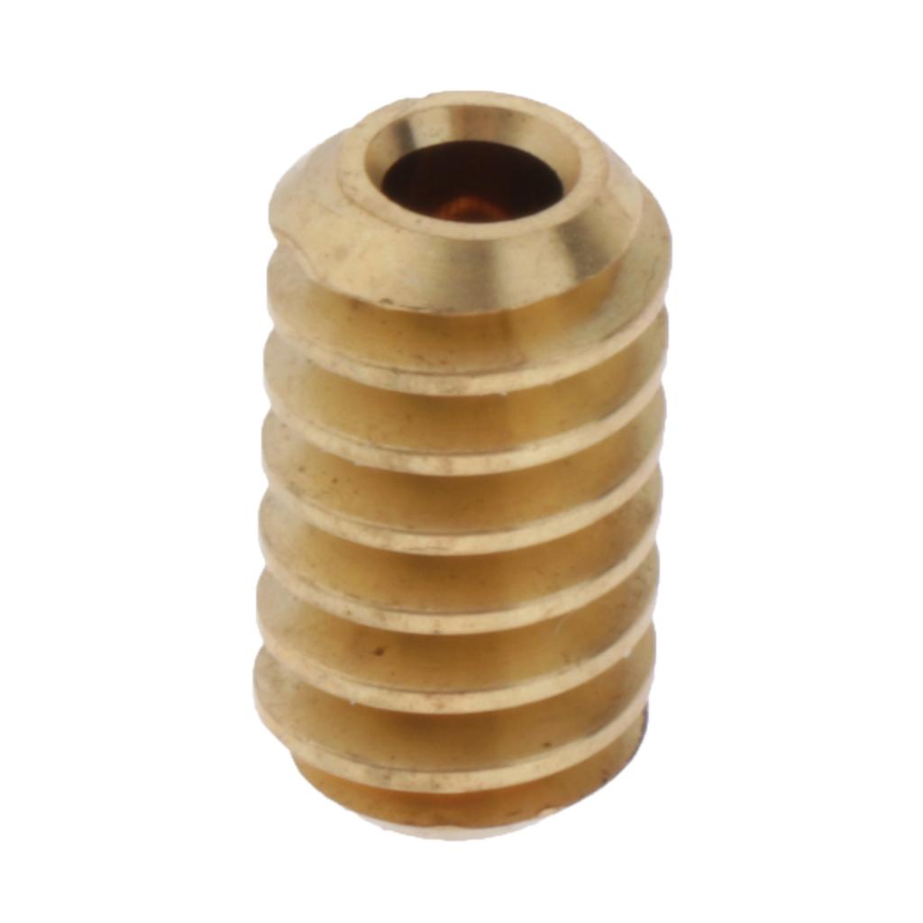 Brass Worm Gear Wheel Bộ Dụng Cụ Trục Bánh Răng 0,5 Modulus Hole 3 Mm Dia 6,7mm
