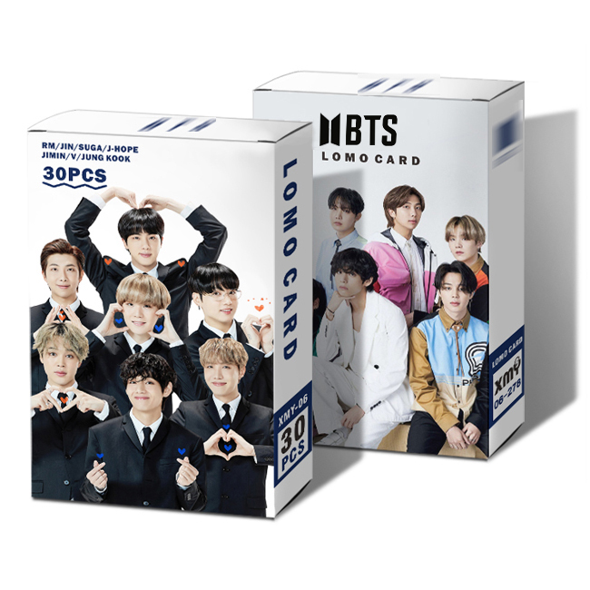 Lomo card BTS hộp thẻ ảnh BTS - BTS