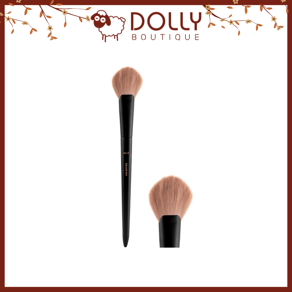 Vacosi Round Fan Brush Cọ Quạt Bầu - M33-Y24