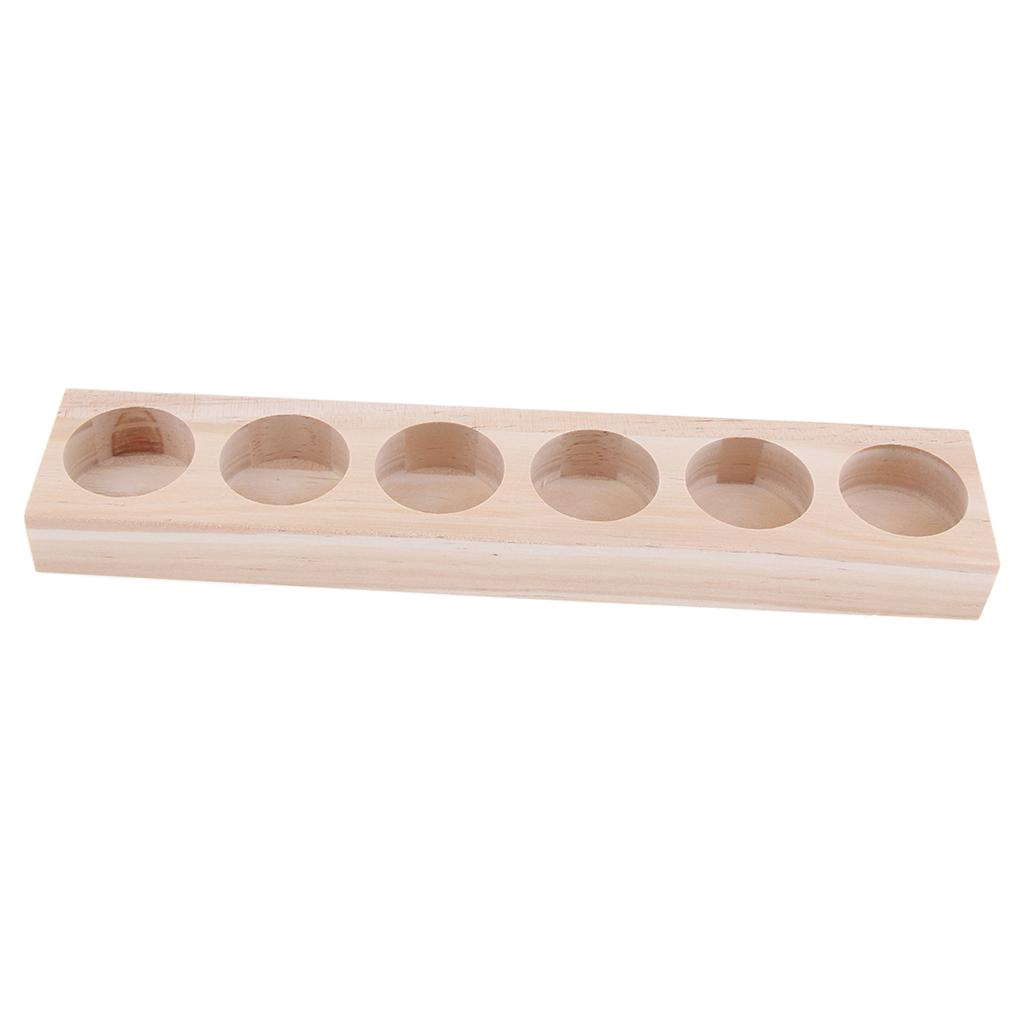 Handmade Wood Essential Oils Perfume Display Organizer Rack Holder Stand