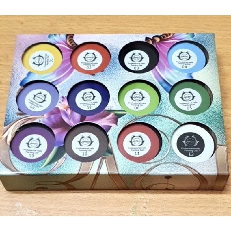 Gel vẽ Rimi, set gel vẽ rimi, gel vẽ cao cấp