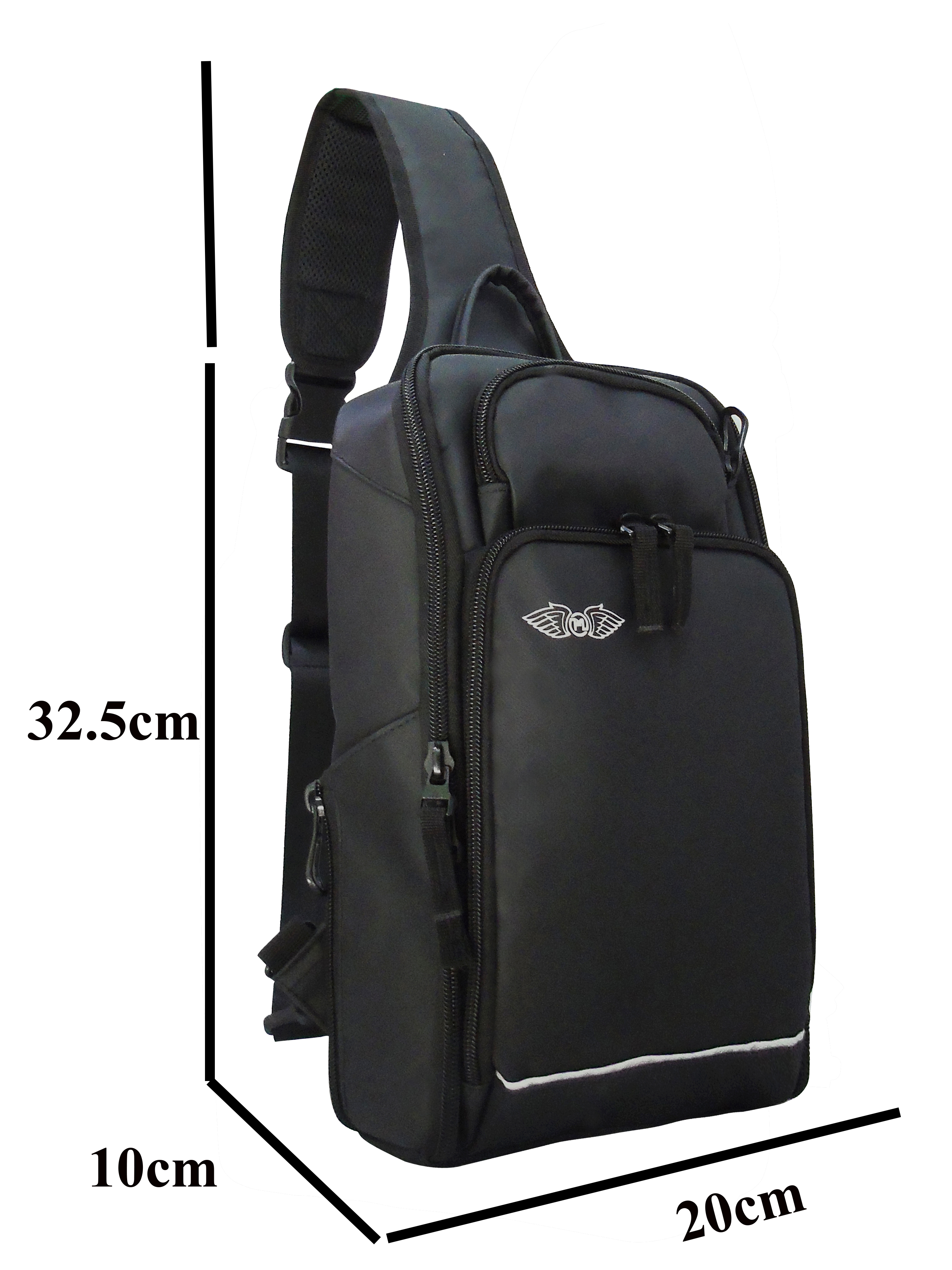 Túi Đeo Chéo Nam Nữ Chống Thấm Nước Cao Cấp MHTC01- Black