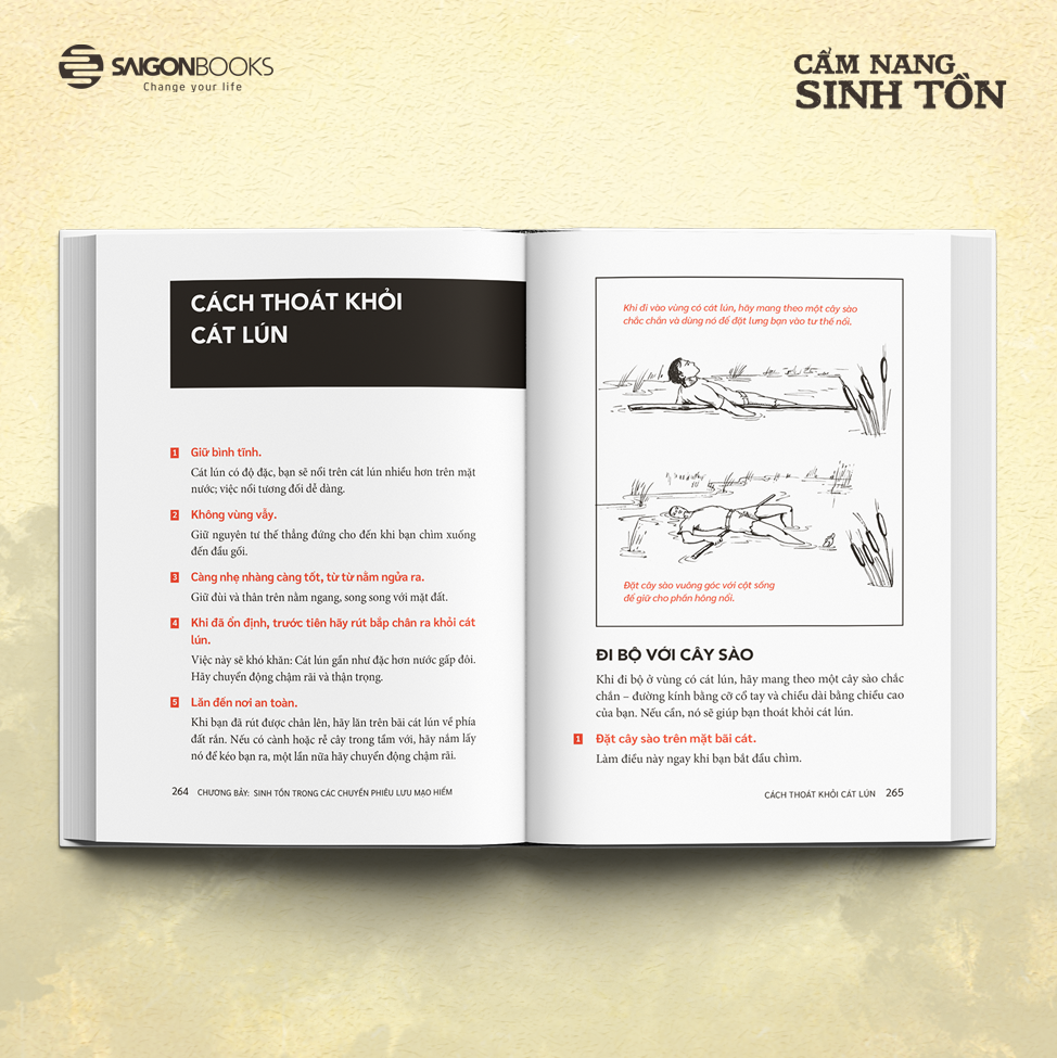 Sách - Cẩm Nang Sinh Tồn - Những Kỹ Năng Thoát Hiểm Cần Phải Biết Trước Khi Quá Muộn
