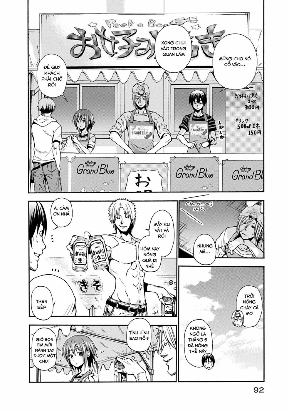 cô gái thích lặn - grand blue chapter 7 3