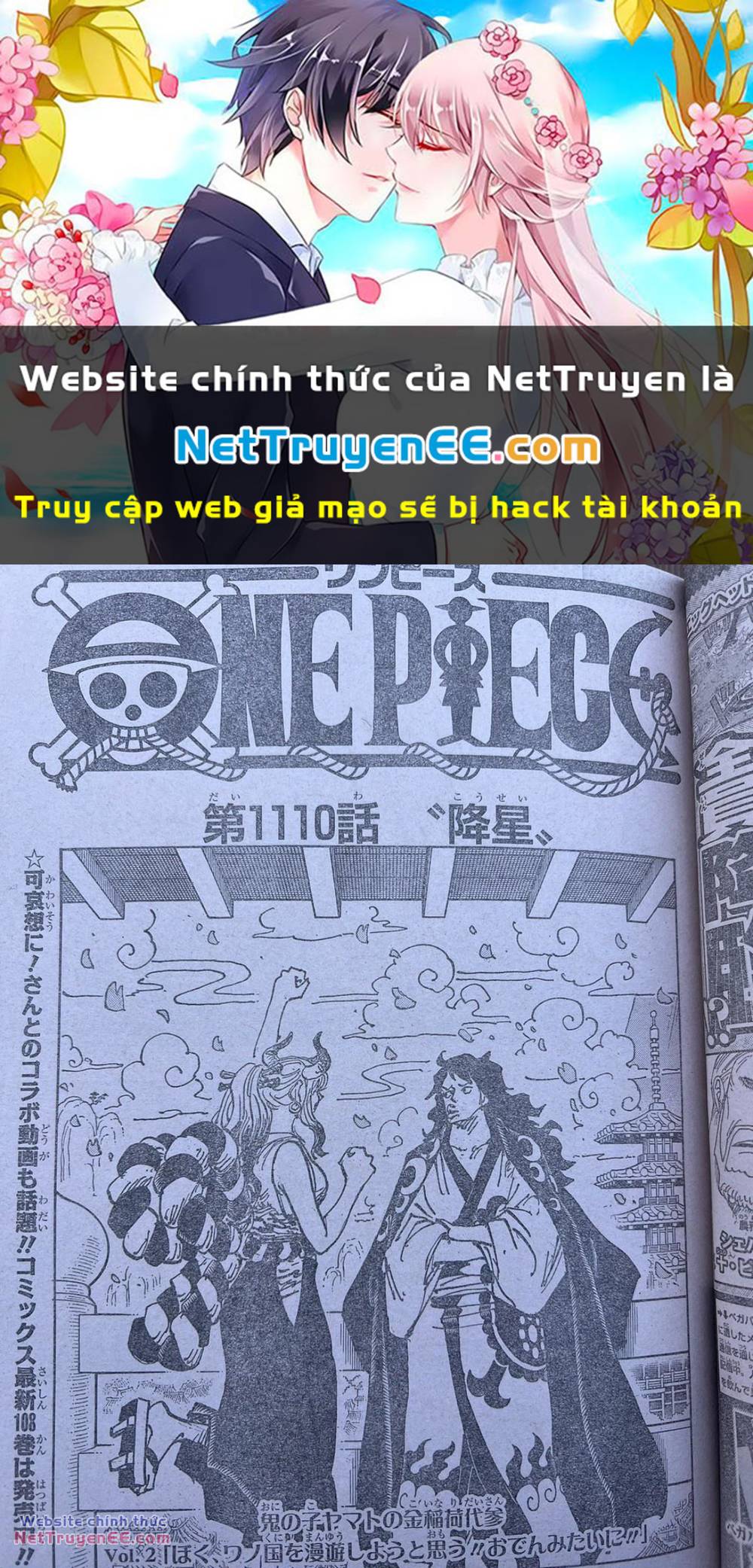 đảo hải tặc - one piece chapter 1110 1