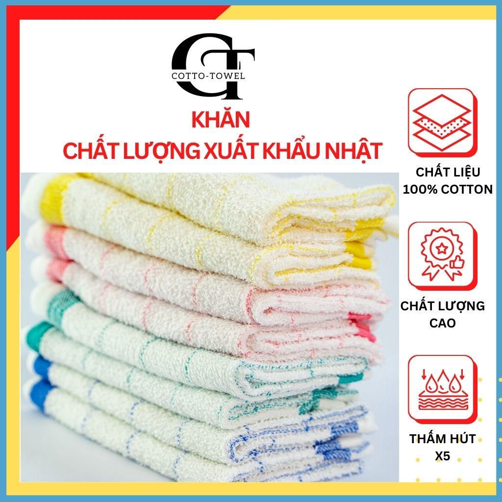 Khăn lau bếp HÀNG XUẤT NHẬT 100% Cotton Siêu Thấm hút