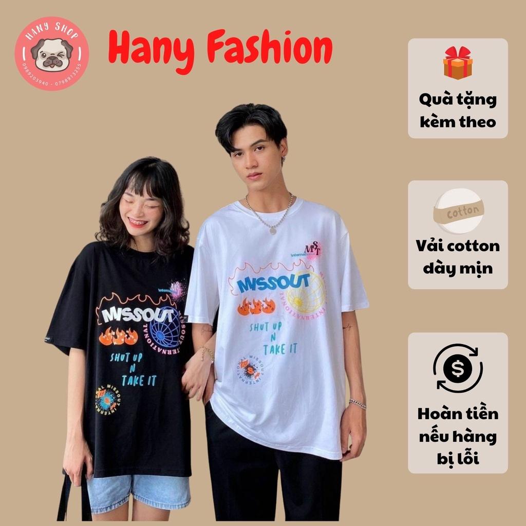 Áo thun unisex tay lỡ MST SQUAD TEE vải dày mịn cực đẹp || Hany Shop