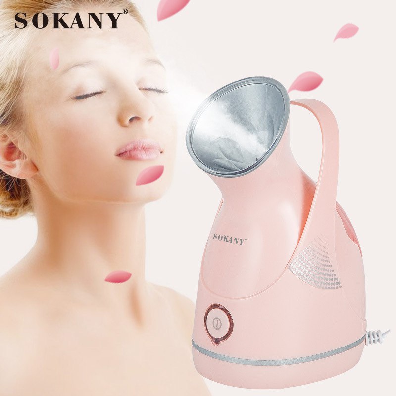 Máy xông mặt SOKANY phun hơi nước mạnh ra đều, cấp ẩm và làm mịn mọi loại da - HÀNG CHÍNH HÃNG - DELIYA