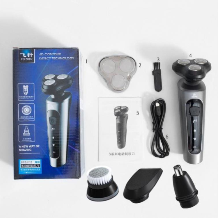 Máy Cạo Râu Đa Năng 9D Shaver - Máy Cạo Râu 4in1 Tặng Kèm 6 Phụ Kiện Cao Cấp