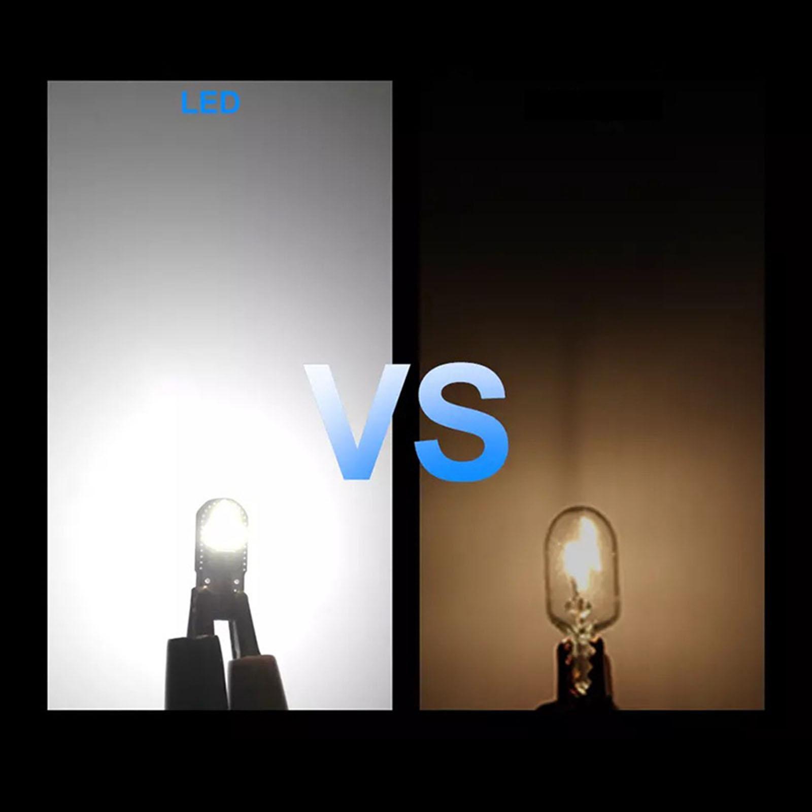 2Pcs W5W T10 194 168 LED Bulbs License Plate Lights Map Light Dome Lights