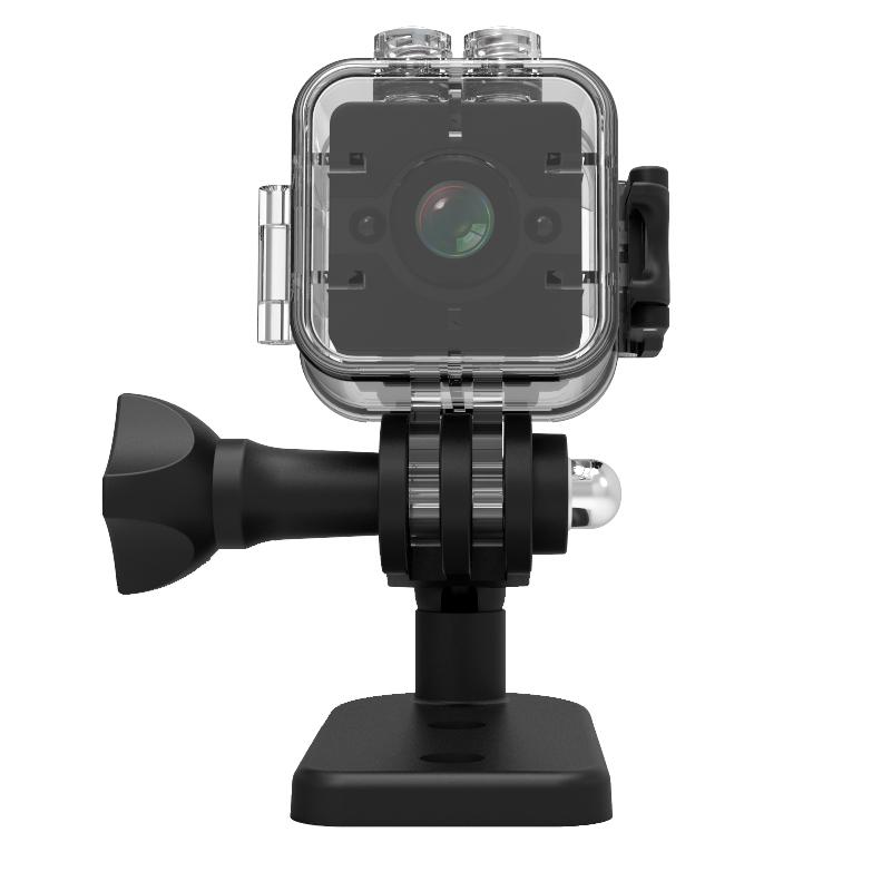 Camera thể thao mini với tầm nhìn ban đêm, phát hiện chuyển động và trường hợp chống nước 1080p giám sát bẫy ảnh