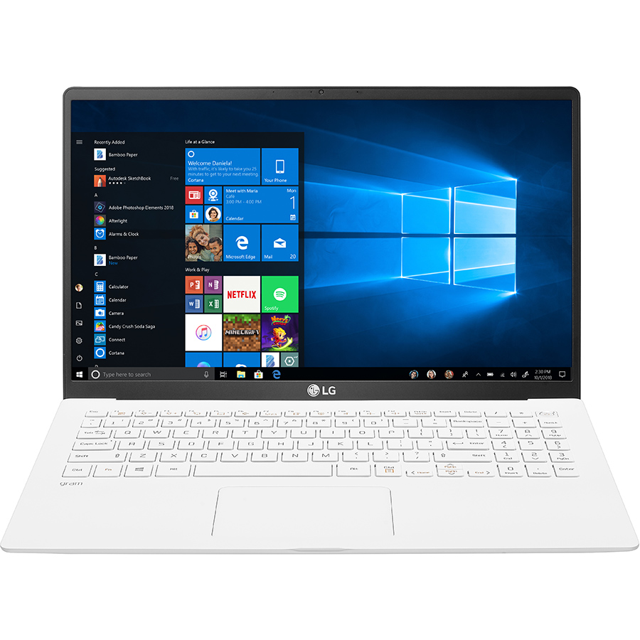 Laptop LG Gram 2020 15ZD90N-V.AX56A5 (Core i5-1035G7/ 8GB/ 512GB NVMe/ 15 FHD IPS/ NonOS/ White) - Hàng Chính Hãng