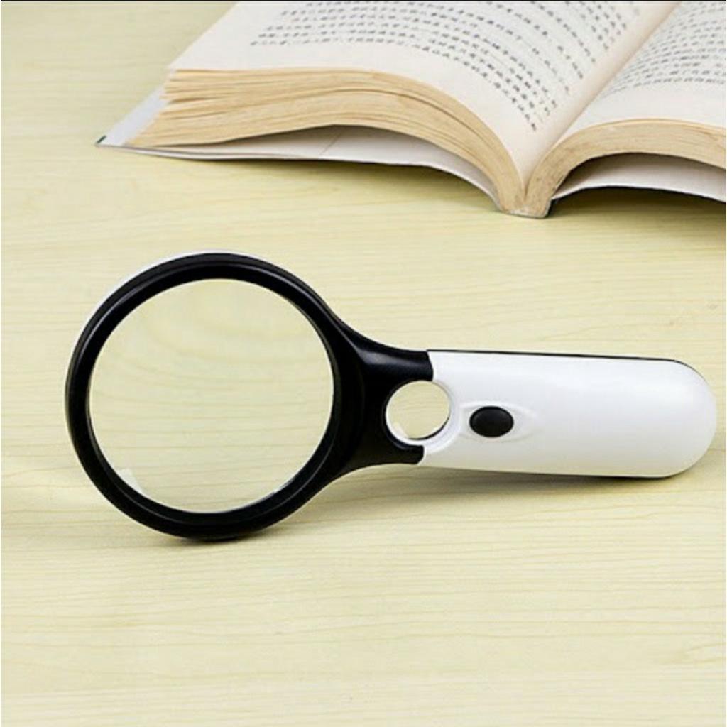 Kính Lúp Cầm Tay Có Đèn Led Magnifier Siêu Sáng Zoom Loại Tốt Nhất x10,x20 Lần.