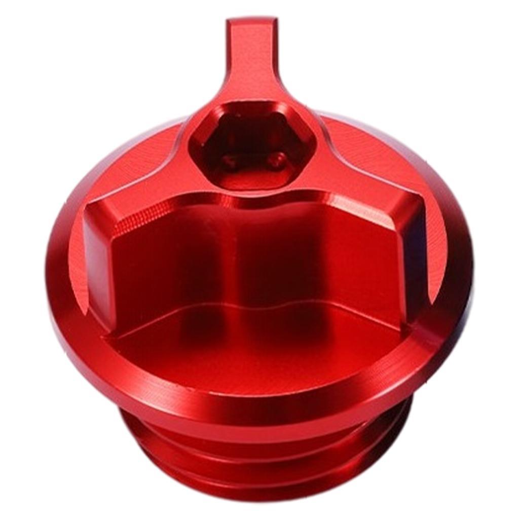 2Pcs Motorcycle Engine Oil Filler Caps Screw Decorative Screw-in Universal Plug