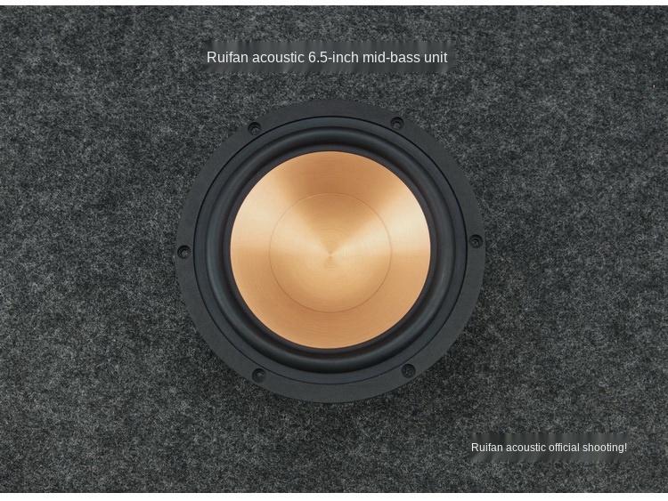 1 Cái Phát Sóng Ban Đầu FR-65YL-M 6.5 Inch Giữa Loa Trầm Khung Nhôm Đen Vàng Kim Cương Nhôm Đúc Sứ Lưu Vực 4-8 Ohm/60W Màu Sắc: Cam 8 Ohm
