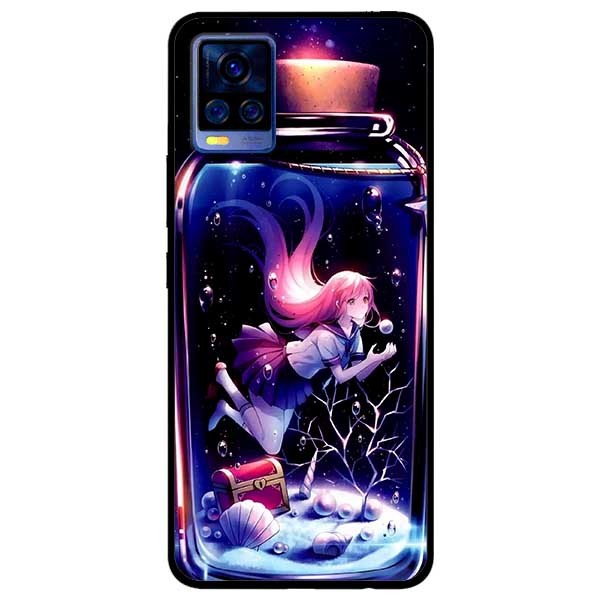 Ốp lưng dành cho Vivo V20 mẫu Cô Gái Trong Lọ