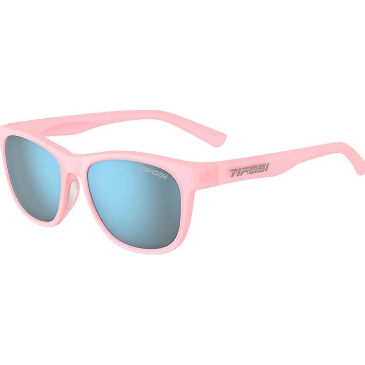 Kính Thể Thao Chạy Bộ TIFOSI SWANK SATIN CRYSTL BLUSH Tròng Smoke Bright Blue