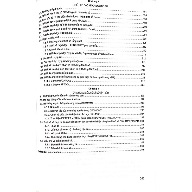 Xử Lý Số Tín Hiệu Tập 2 - Phương Pháp Truyền Thống Kết Hợp Với Phần Mềm Matlab
