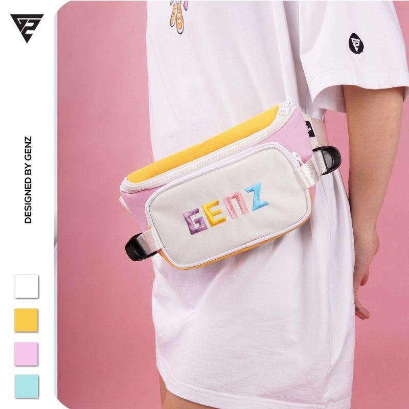 Túi bao tử nam nữ unisex GENZ phong cách tone màu pastel trẻ trung TA068