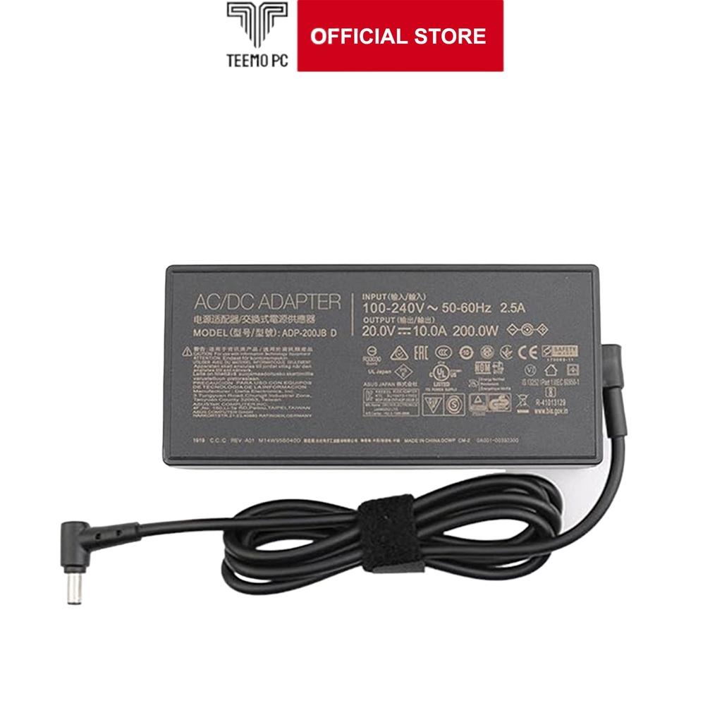 Sạc Tương Thích Cho Laptop ASUS TUF Dash F15 FX517ZR-F15.I7 3070 FX517ZR 200w- Hàng Nhập Khẩu New Seal TEEMO PC X55