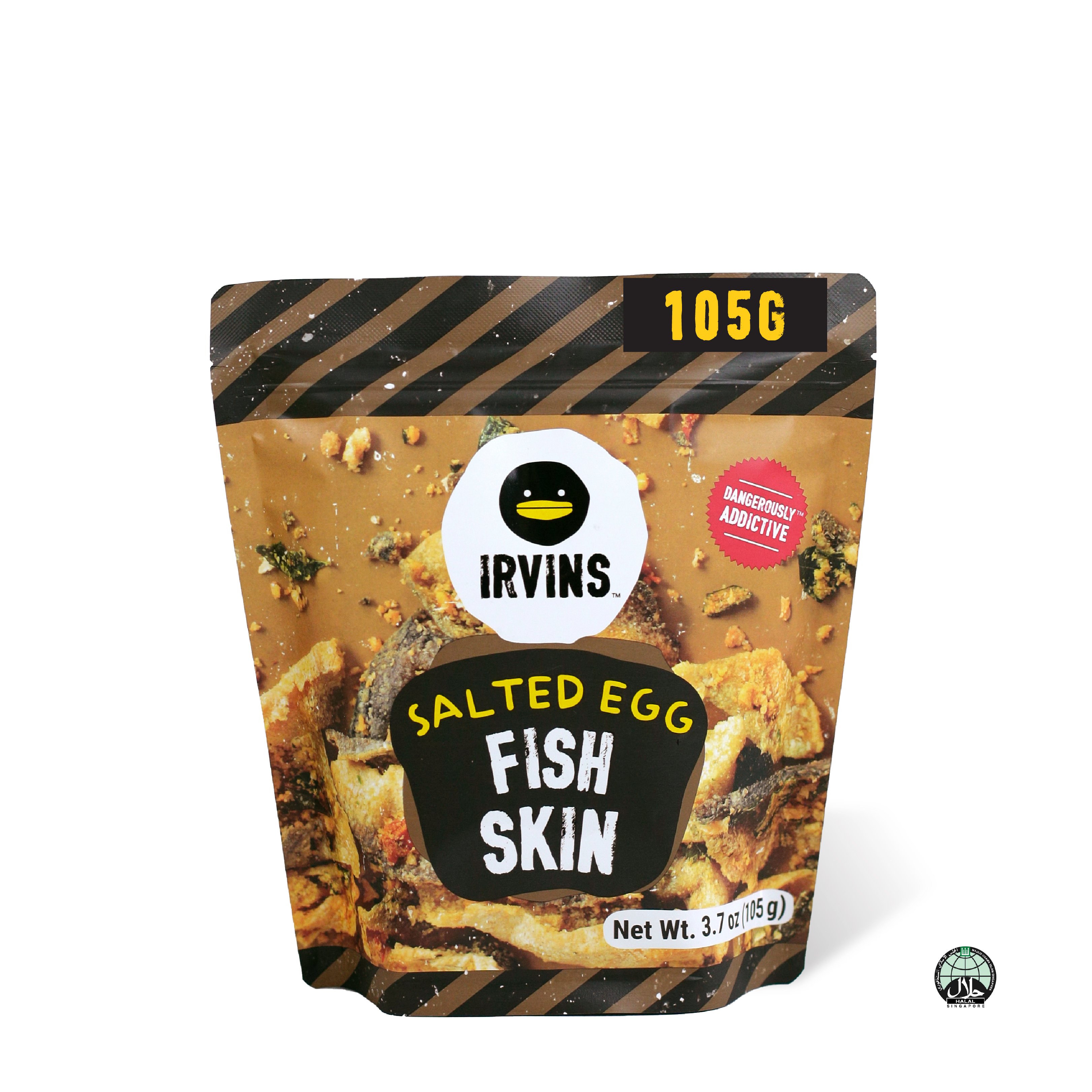 [ƯU ĐÃI 1+1] Combo IRVINS Da cá trứng muối 230g + Da cá  trứng muối 105g