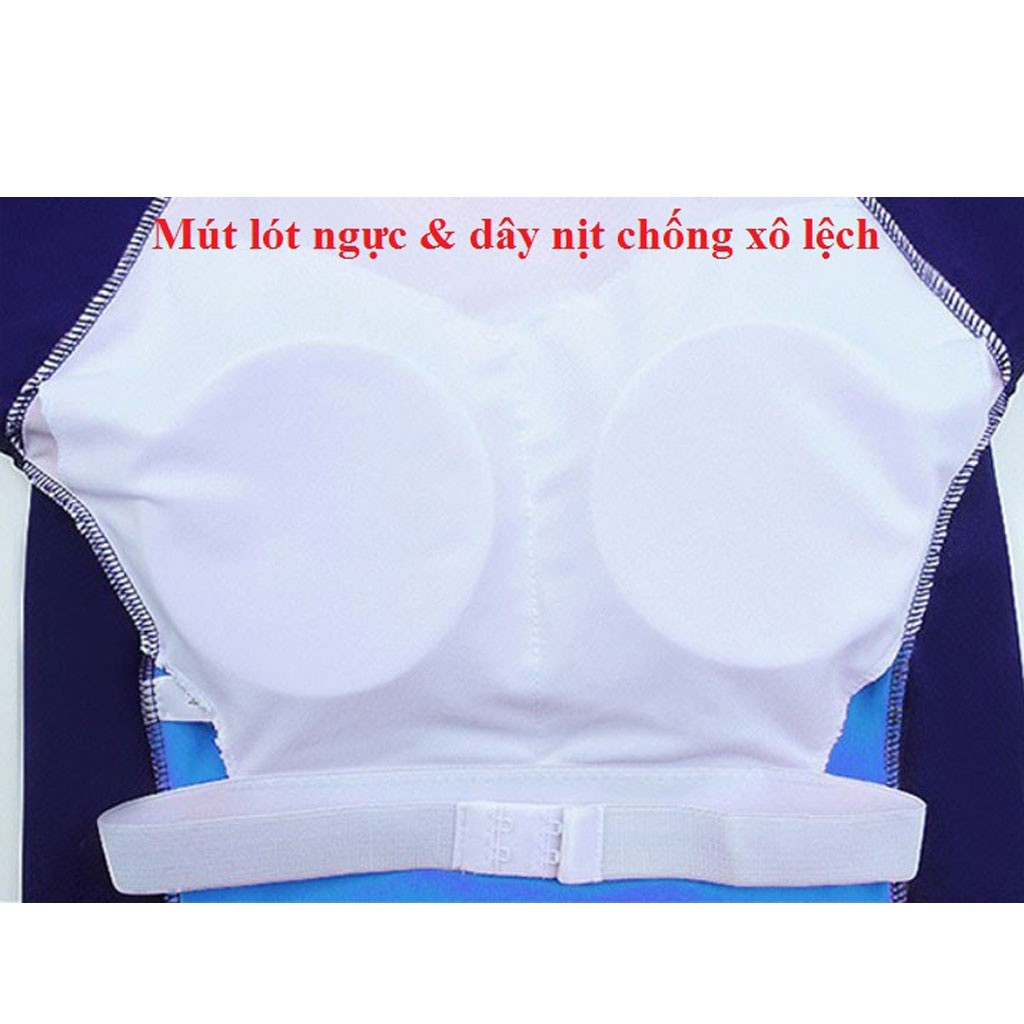 Đồ bơi nữ thun lạnh quần lửng phong cách thể thao siêu đẹp