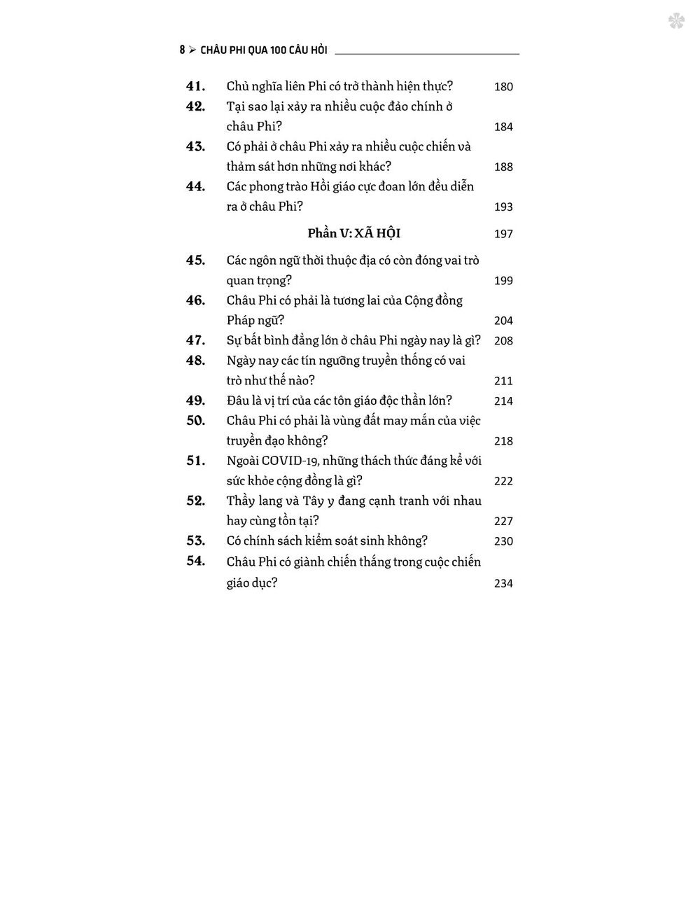 Châu Phi qua 100 câu hỏi - bản in 2024