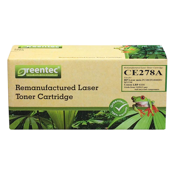 Mực In Laser Đen Trắng Greentec 78A - Hàng Chính Hãng