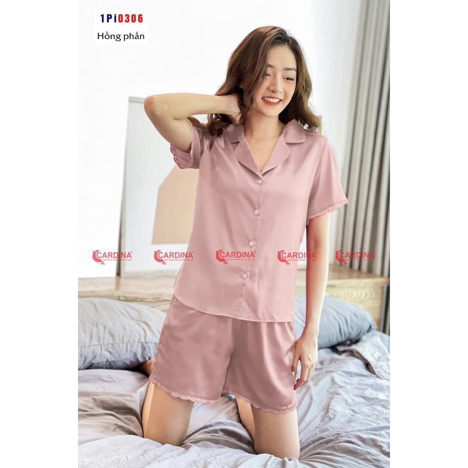 Đồ Bộ Pijama Nữ Viền Ren Chất Lụa Satin Nhật Cao Cấp Siêu Quyến Rũ