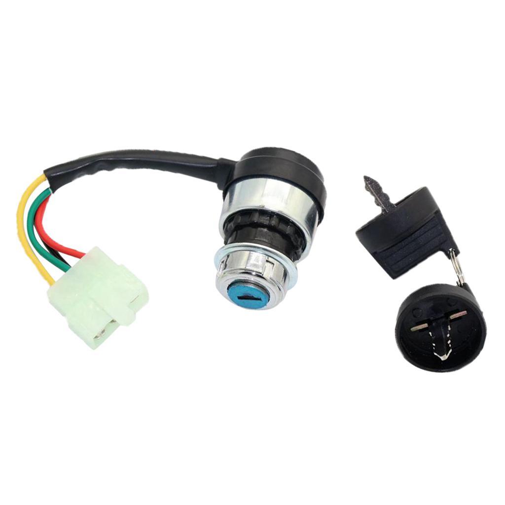 5 Wire Ignition Key Switch for 110/125/150cc Quad Dirt Bike ATV Buggy