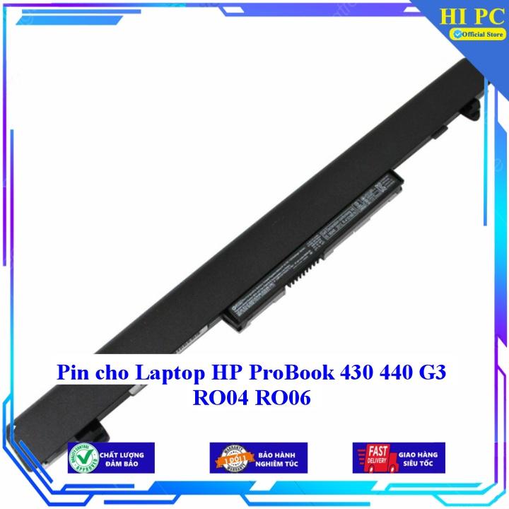 Pin cho Laptop HP ProBook 430 440 G3 RO04 RO06 - Hàng Nhập Khẩu