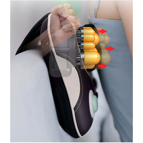 Máy Massage Đấm Bóp Cổ Vai Gáy Nikio NK-136AC - Con Lăn 3D Xoa Bóp Chuyên Sâu Kết Hợp Hồng Ngoại Trị Liệu Đau Mỏi Cổ, Hỗ Trợ Mát Xa Lưng - Tặng Kèm Cáp Dùng Trên Ô Tô