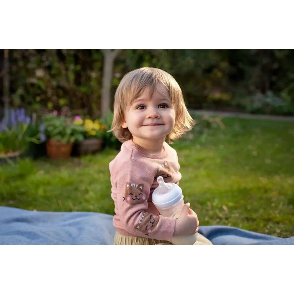 Bình sữa mô phỏng tự nhiên mới hiệu Philips Avent  cho trẻ từ 3 tháng tuổi (330ml-đơn)_SCY906.01