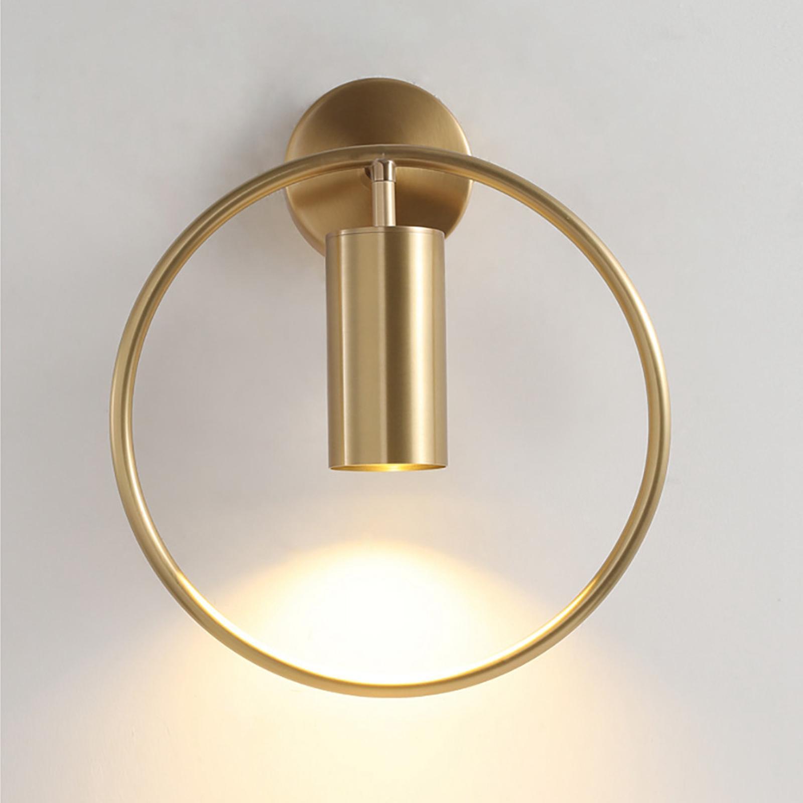 Nordic Light Lamp Hallway Porch Bedroom Sconce Lighting Fixture Gold