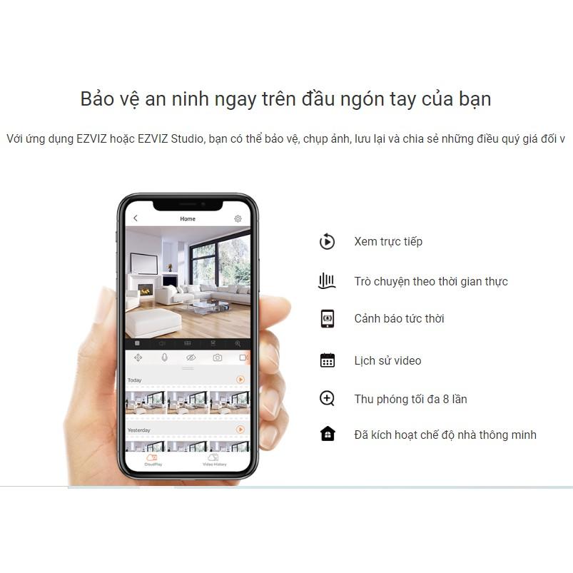 Camera Thông Minh IP Wifi 2MP EZVIZ C3N FullColor - Ngoài Trời - Chuẩn Chống Nước IP67 - Chính Hãng - Bảo Hành 24 Tháng