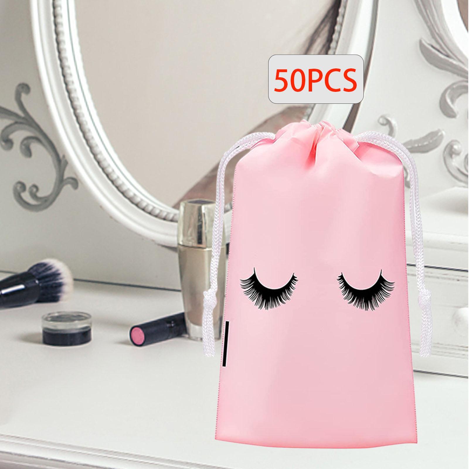 50 Pieces Travel Toiletry Makeup Pouch for Travel Makeup Supplies Cosmetic Pouch