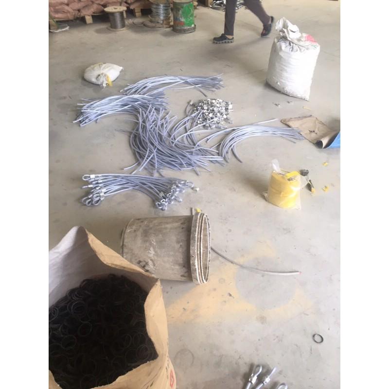 Cáp khoá xe cáp bọc 10mm chống cắt từ 60cm - 10m - capthepgiasi