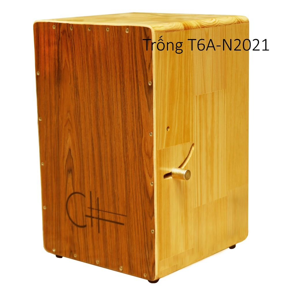 Trống cajon T6A-N2021 Tặng tài liệu học trống cajon