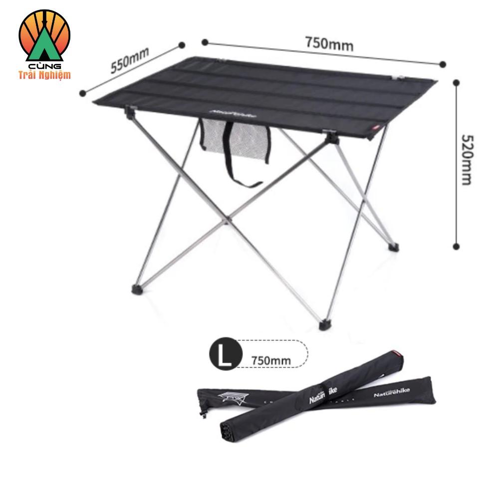 Bàn Xếp Dã Ngoại Di Động Size Lớn Cho Du Lịch NatureHike NH15Z012-L